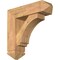 Ekena Millwork Imperial Arts and Crafts Smooth Bracket w/ Offset Brace, Western Red Cedar, 7 1/2"W x 26"D x 26"H BKT0806X26X26IMP03SWR - alternate 1